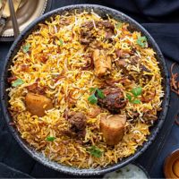 Mutton Ghee Roast Biryani 