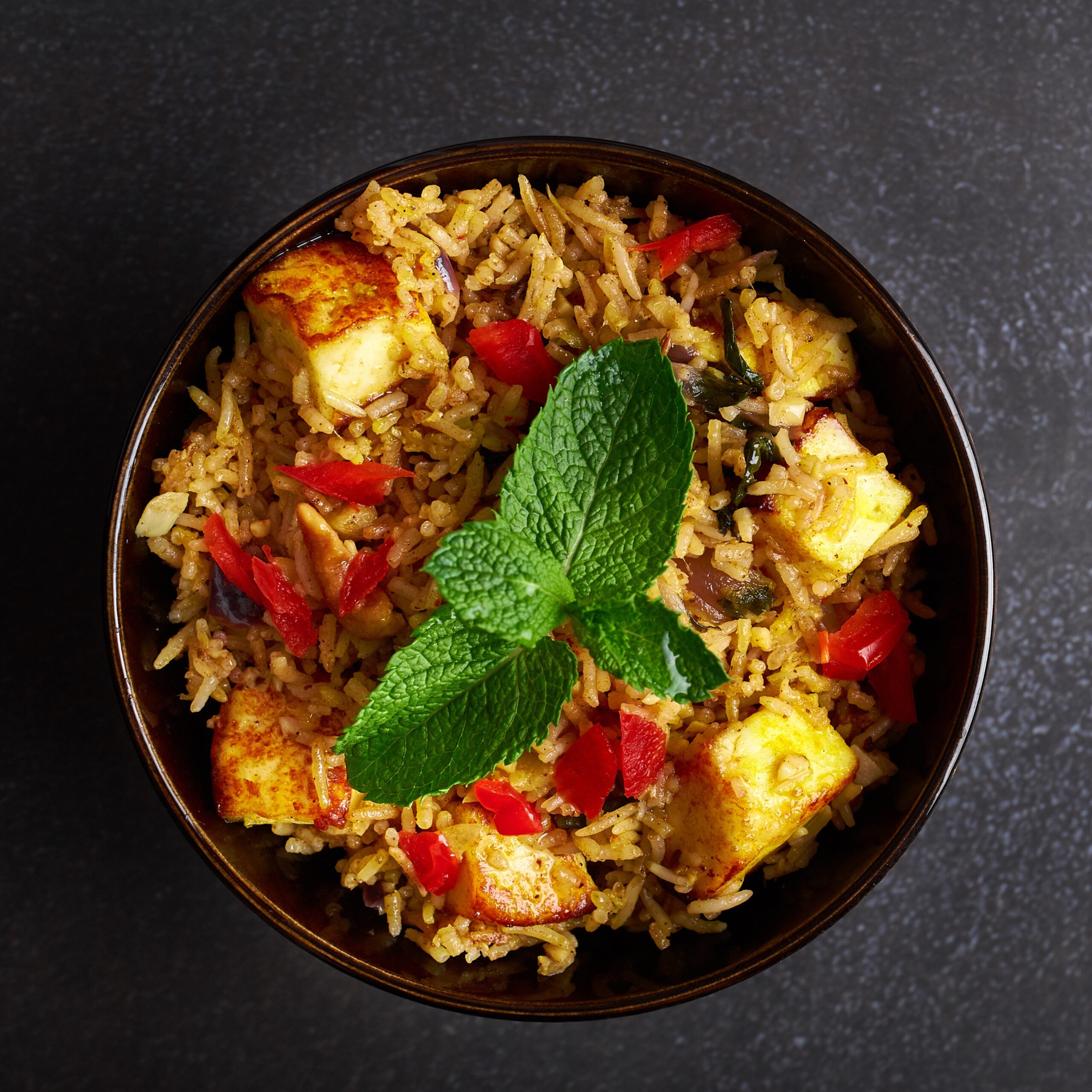 Paneer Fried Rice scaled