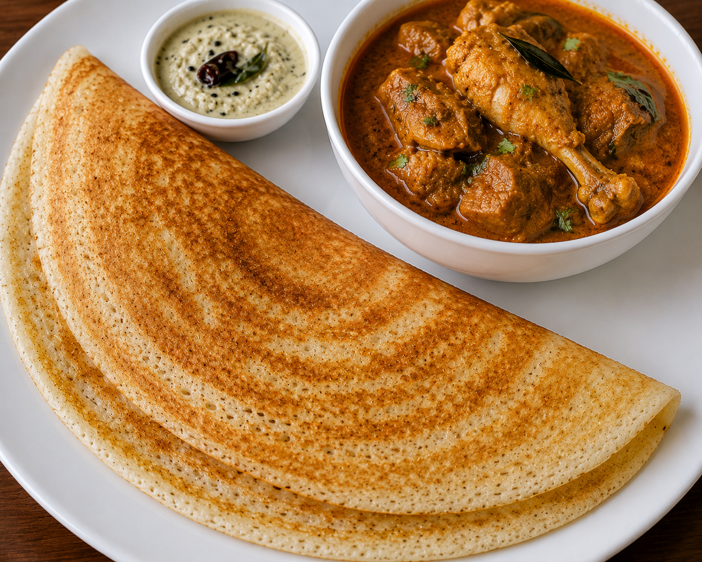 dosa chicken curry